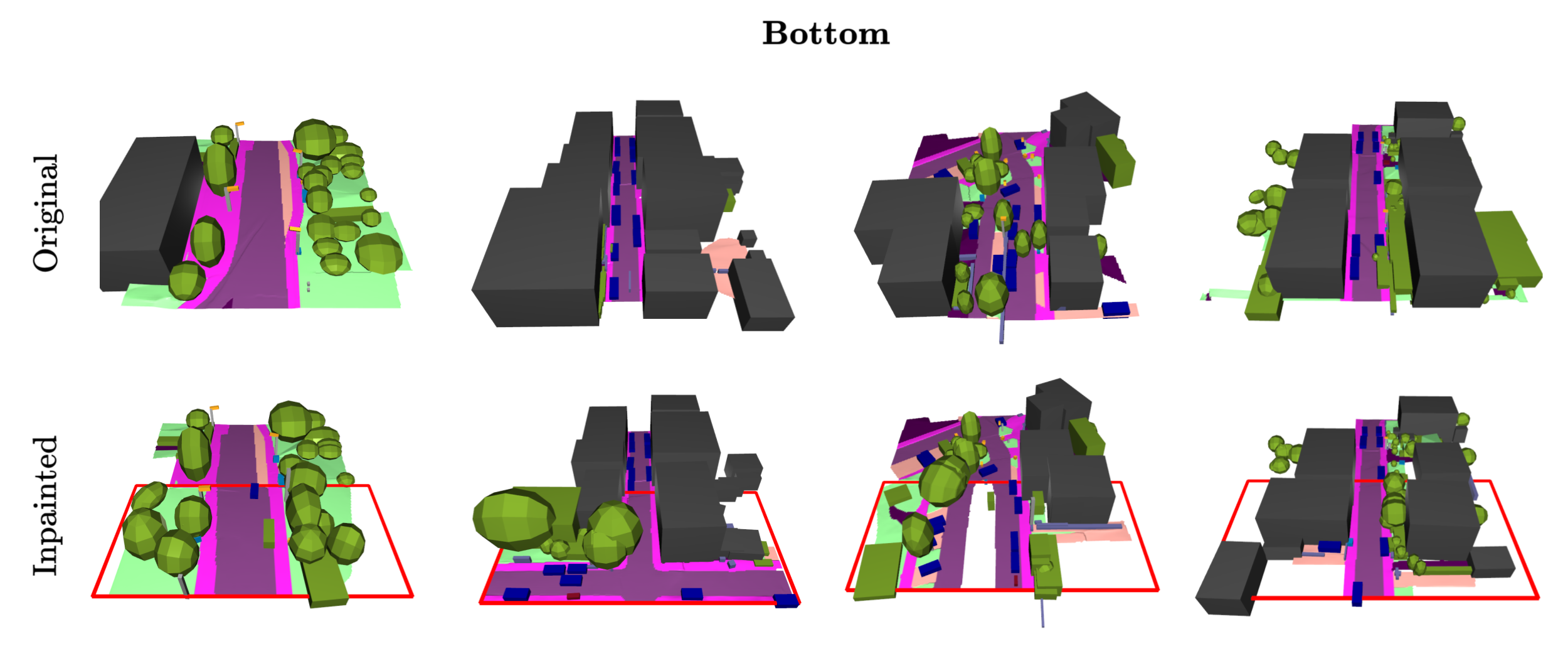 Bottom inpainting